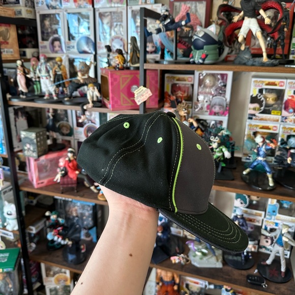 Vintage Y2K Monster Energy Cup Black Green Monster Supercross Snapback Cap - Picture 2 of 5